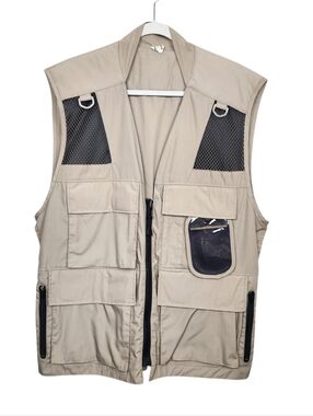 Fujifilm Professional Photographer Press Pass Cargo Tactical Vest Mens Size L